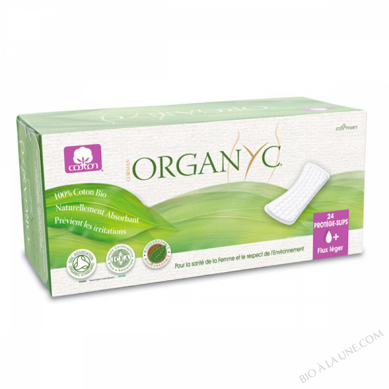 Protege-slips coton bio x 24