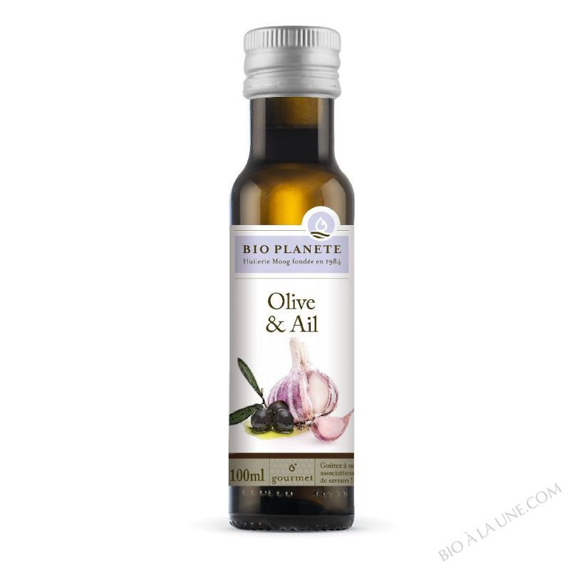 huile d’olive et d’ail, biologique