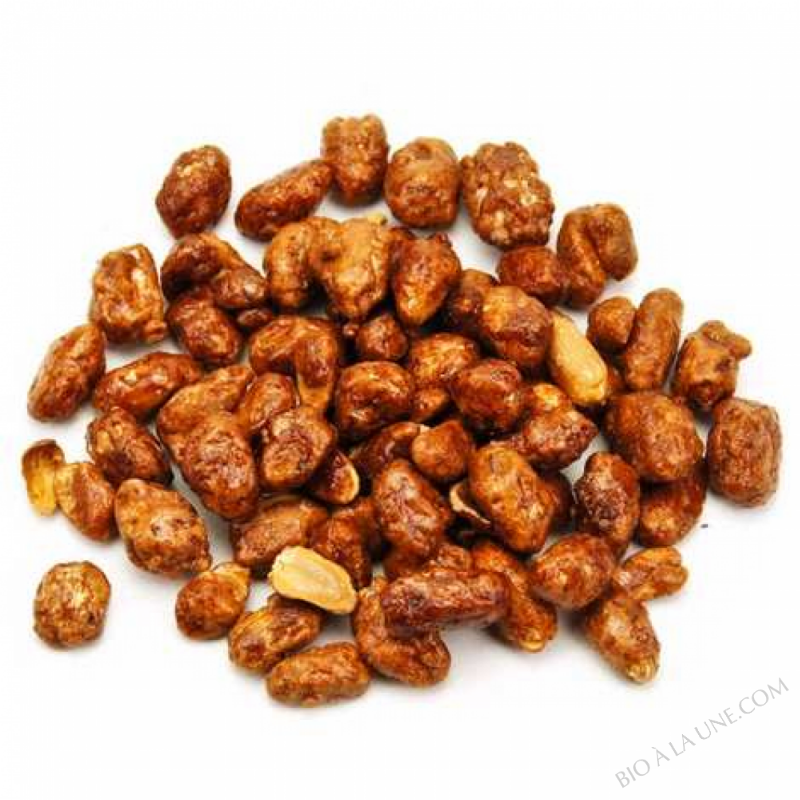Cacahuètes caramélisées bio 5kg Vrac