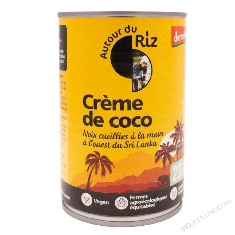 Crème de coco bio 23% - 400ml