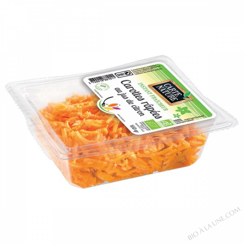 CAROTTES RÂPÉES AU JUS DE CITRON - 160GR CAROTTES RÂPÉES AU JUS DE CITRON - 160GR