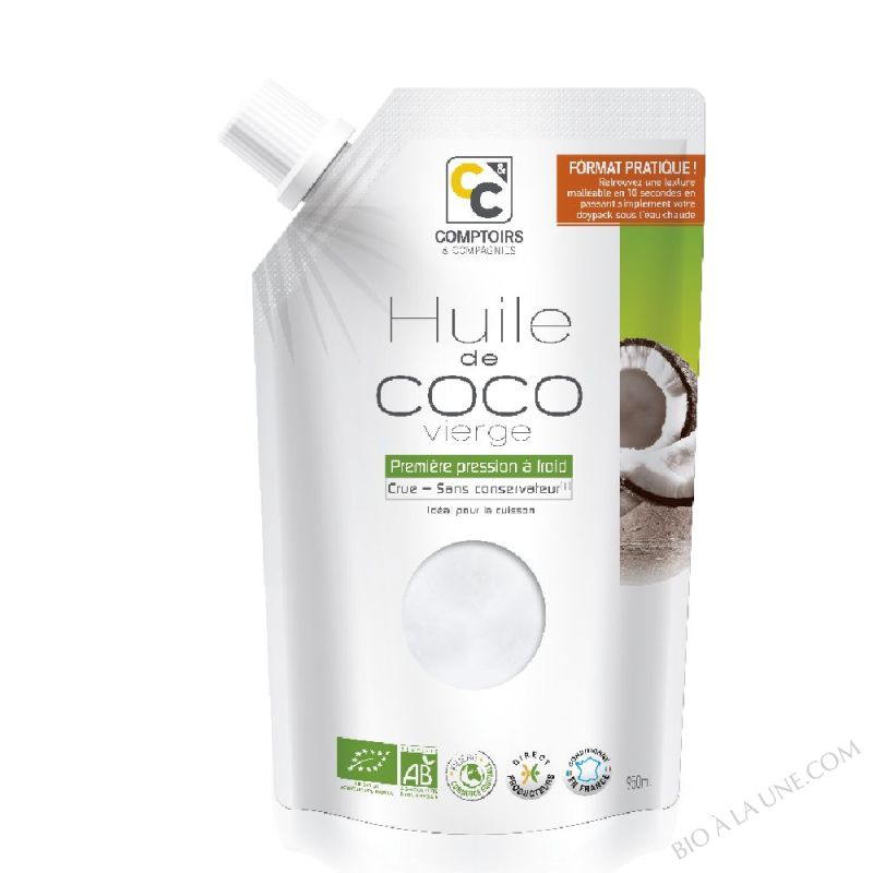 Huile de coco vierge bio - 950ml