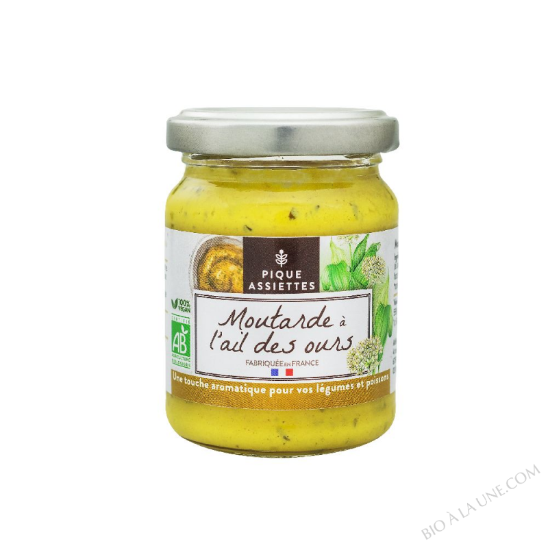 Moutarde ail des ours BIO 125g