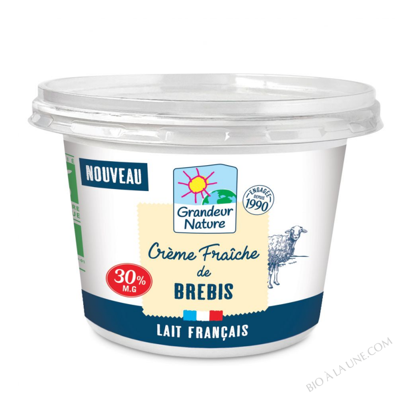 Crème Fraîche au lait de Brebis BIO 200g