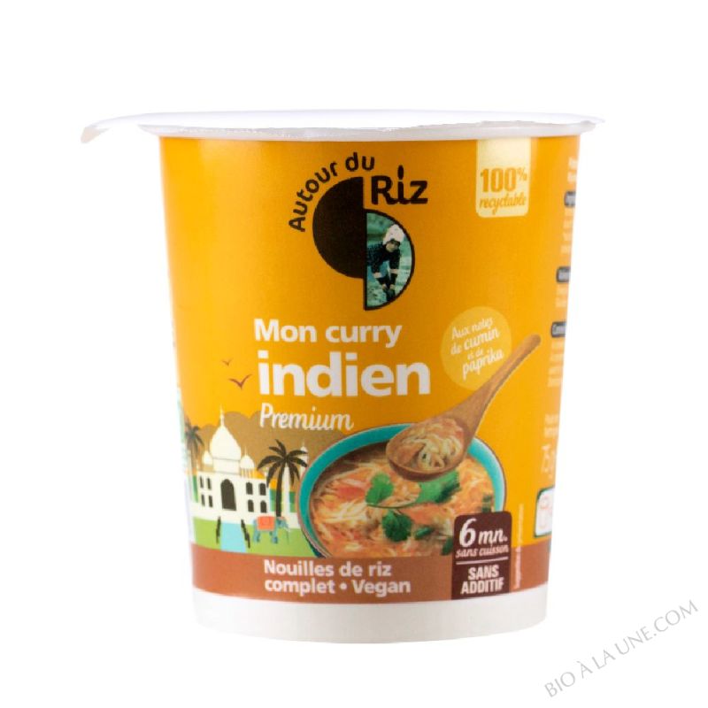 Cup premium bio Mon curry indien - 75g