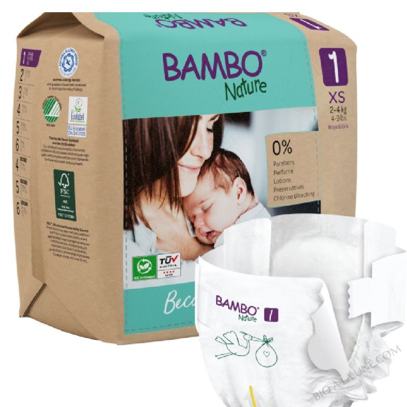 BAMBO Nature T1 emballage papier
