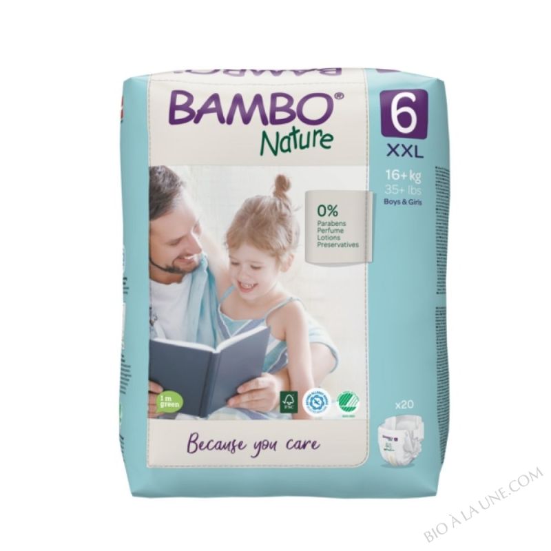 BAMBO NATURE 20 couches jetables T6 - +18 kg