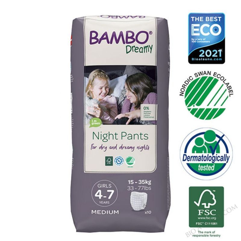 BAMBO DREAMY FILLES -4-7 ANS- 15-35KG