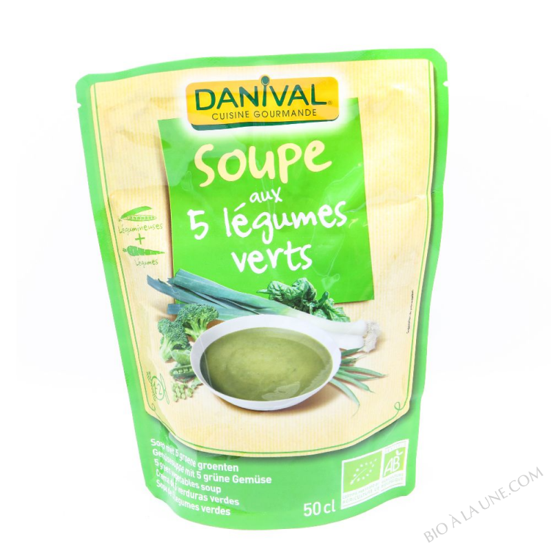 Soupe 5 legumes verts 50cl