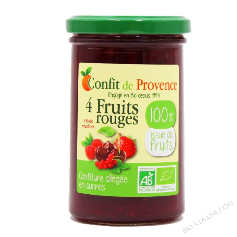 Confiture 4 fruits rouges