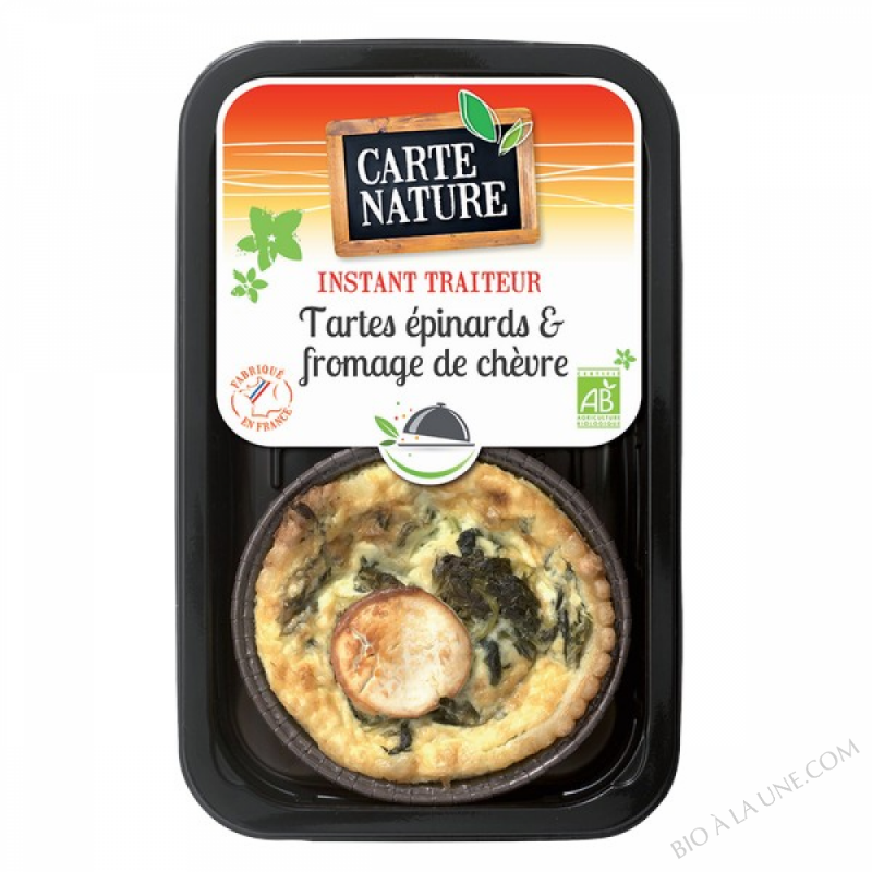Tartes Epinards & Fromage de Chèvre - 230gr Tartes Epinards & Fromage de Chèvre - 230gr