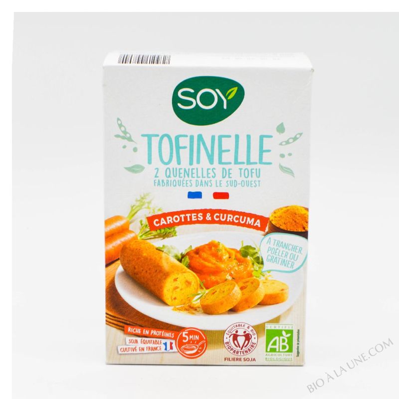 Tofinelle carottes & curcuma bio