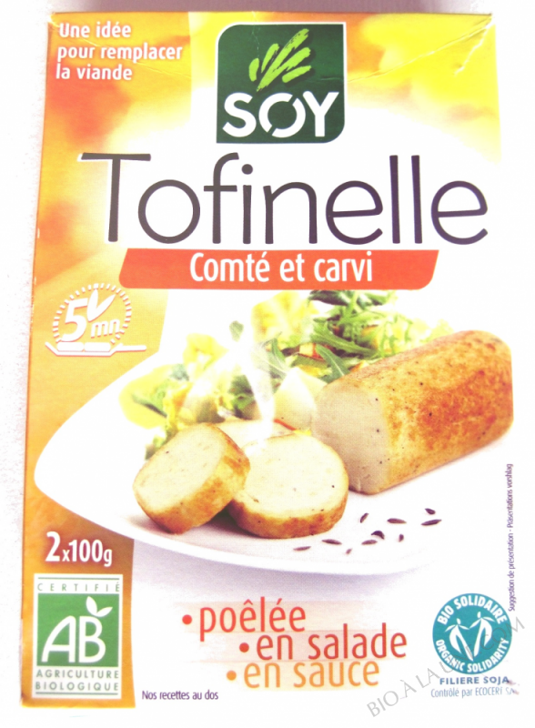 TOFINELLE COMTE CARVI (2) 200G NUTRI.ET SOJA