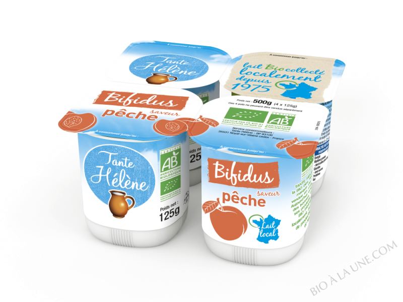 BIFIDUS SAVEUR PECHE 4X125G TANTE HELENE BIFIDUS SAVEUR PECHE 4X125G TANTE HELENE