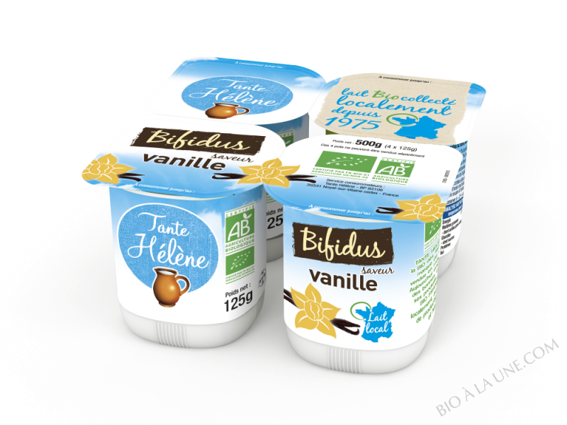 BIFIDUS A LA VANILLE- 4X125G TANTE HELENE BIFIDUS A LA VANILLE- 4X125G TANTE HELENE