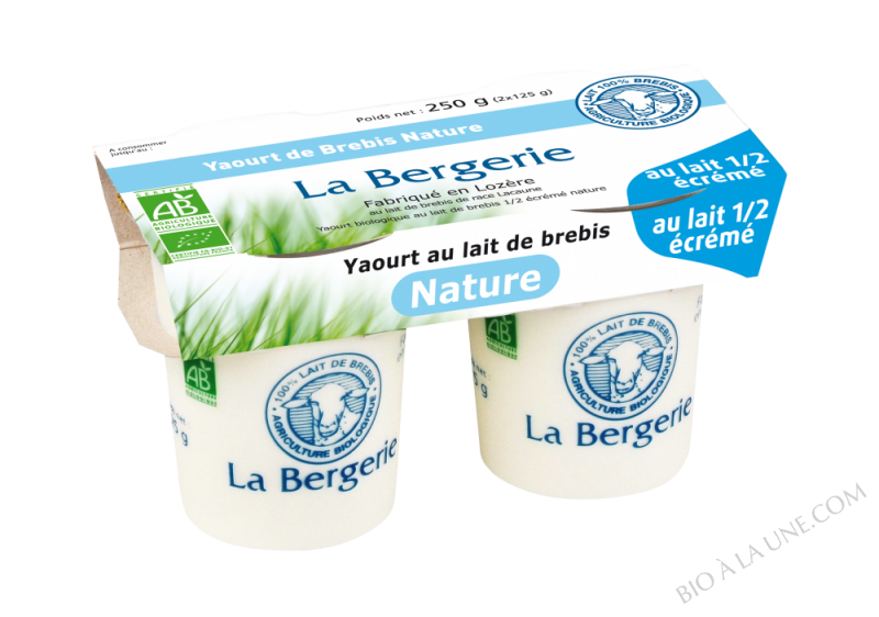 YAOURT BREBIS DEMI ECREME NATURE 2X125G LA BERGERIE YAOURT BREBIS DEMI ECREME NATURE 2X125G LA BERGERIE