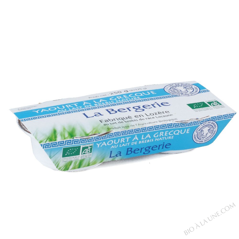 YAOURT BREBIS A LA GRECQUE 2x125g YAOURT BREBIS A LA GRECQUE 2x125g