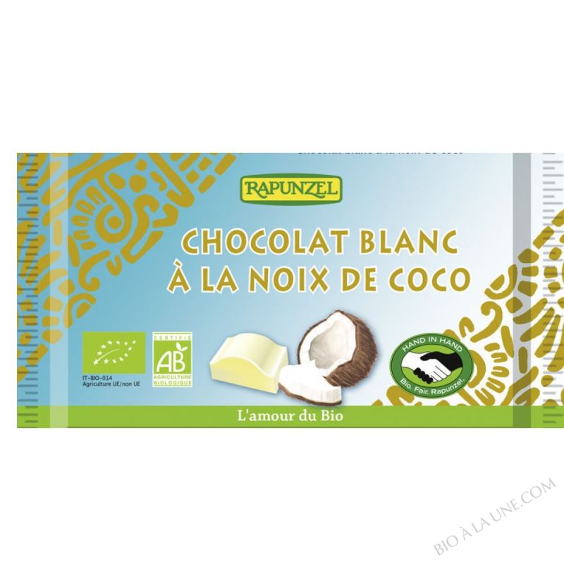 CHOCOLAT BLANC COCO 100g