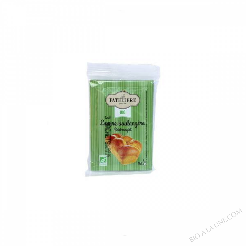 Levure boulangère bio - 3 sachets de 9g Levure boulangère bio - 3 sachets de 9g