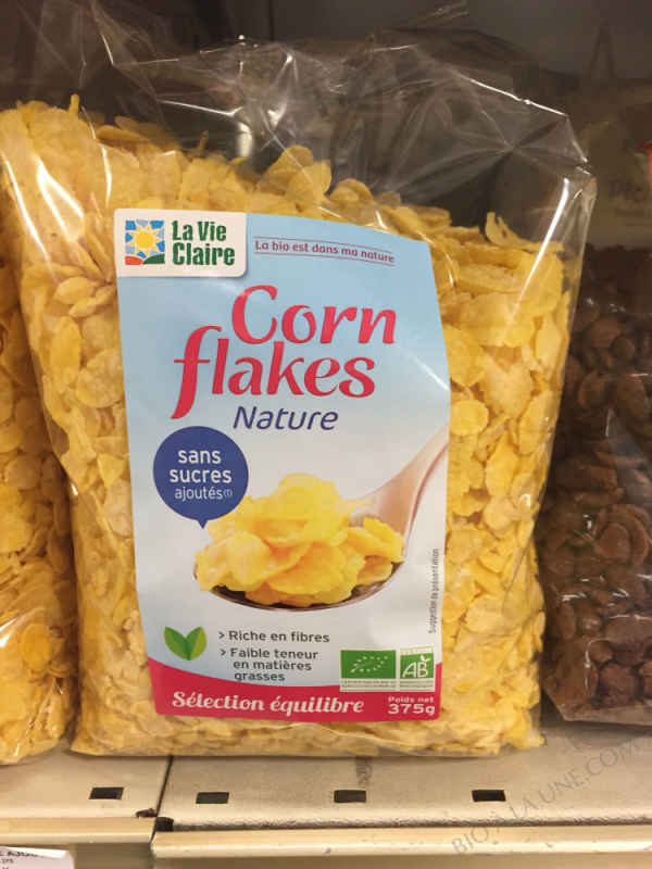 Corn flakes bio sans sucre ajouté - 375g