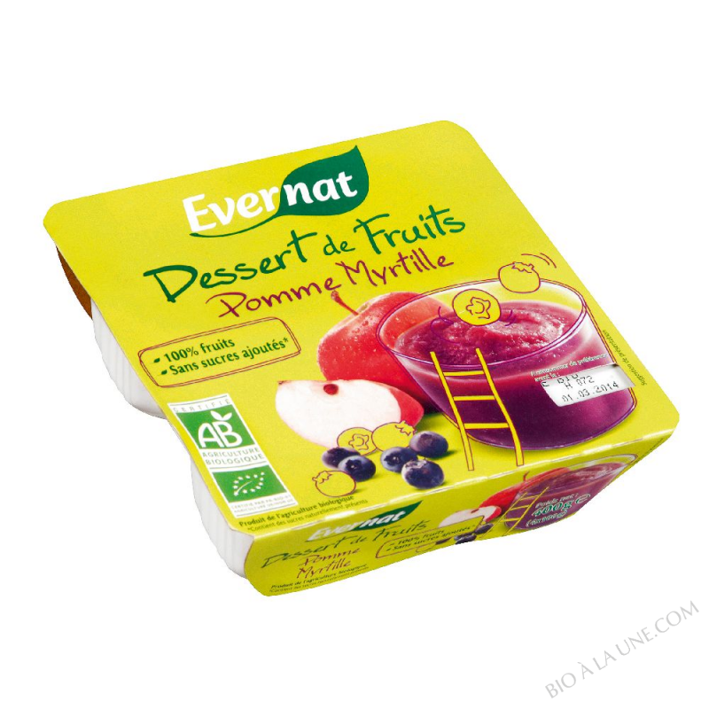 Dessert fruits pomme myr 400g