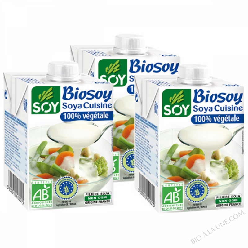 CRÈME SOYA CUISINE 3X20CL CRÈME SOYA CUISINE 3X20CL