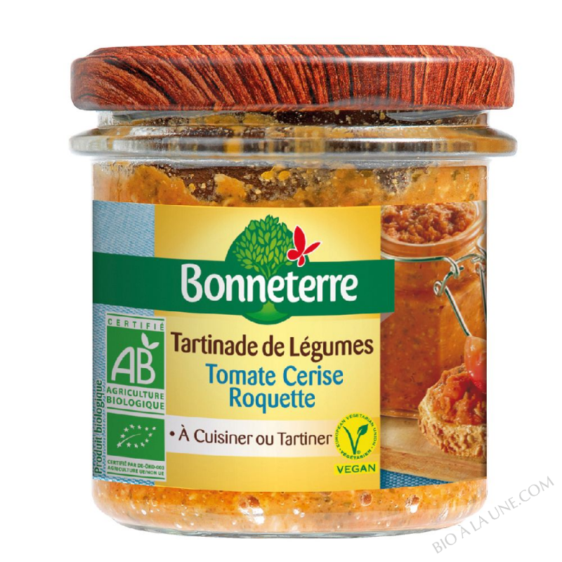 Tartinade de légumes Tomate Cerise Roquette