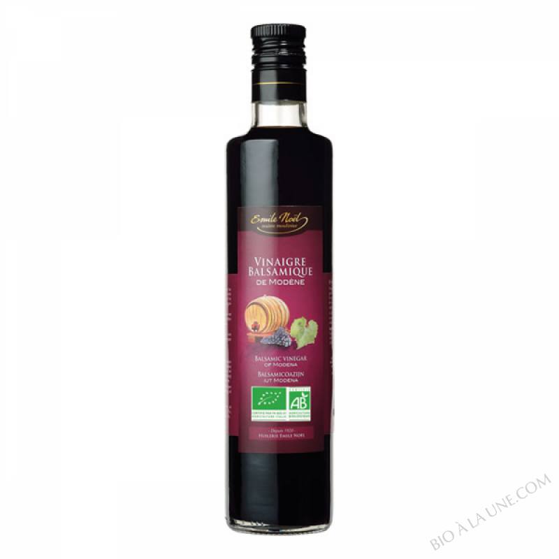 Vinaigre balsamique de modène bio 35% de moût de raisin- 500ml