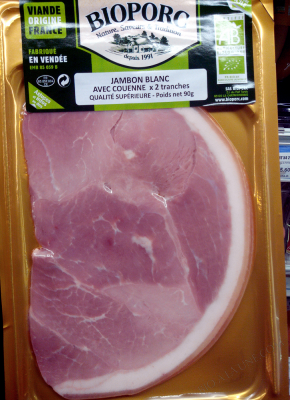 Jambon blanc avec couenne- 90 g Jambon blanc avec couenne- 90 g