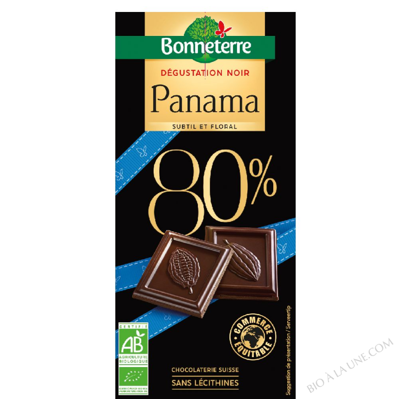 CHOCOLAT NOIR PANAMA 80% 80g