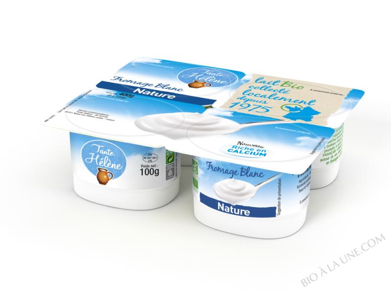 FROMAGE BLANC NATURE 3,6% 4X100G TANTE HELENE FROMAGE BLANC NATURE 3,6% 4X100G TANTE HELENE