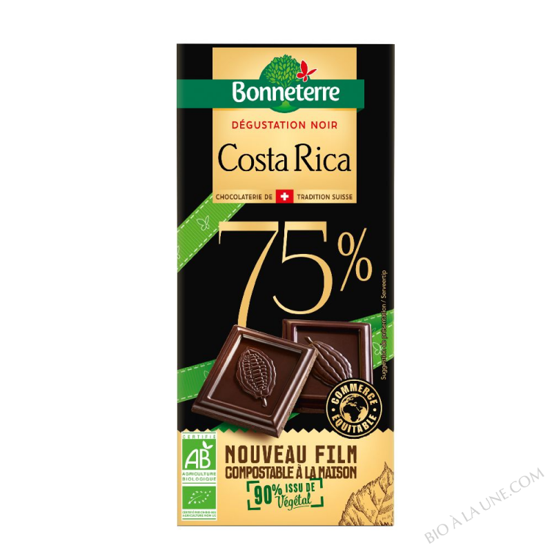 CHOCOLAT DEGUSTATION NOIR COSTA RICA 75%