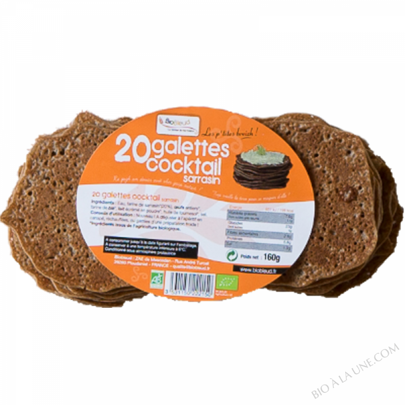 Galettes cocktail sarrasin Galettes cocktail sarrasin