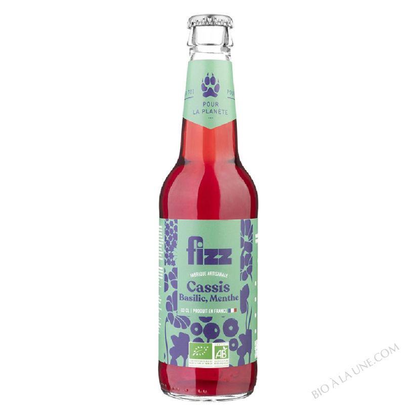 FIZZ CASSIS BASILIC MENTHE BIO