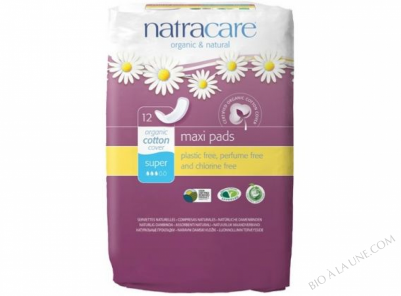 Maxi Pads super - 12 serviettes périodiques Maxi Pads super - 12 serviettes périodiques