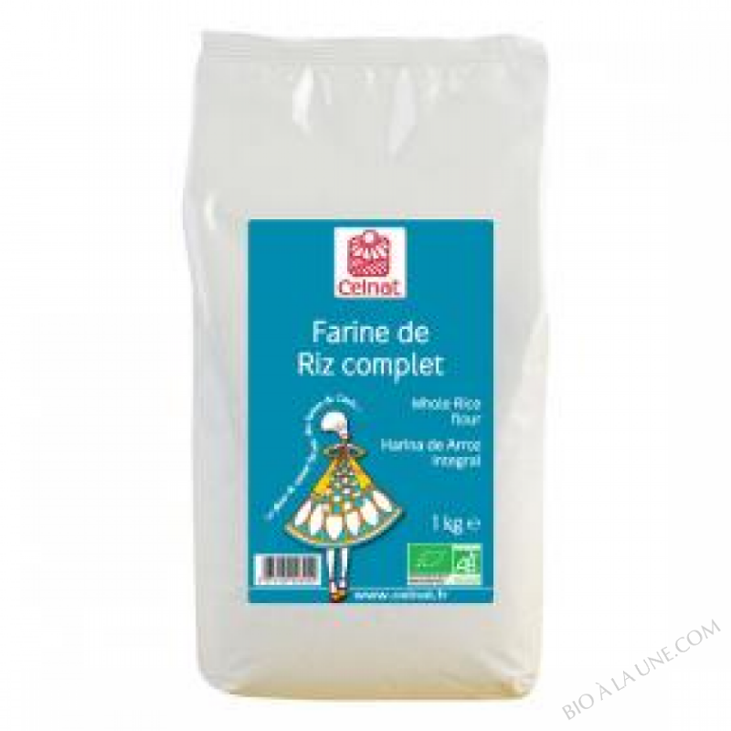 CELNAT Farine de Riz complet BIO 3KG CELNAT Bio à la une