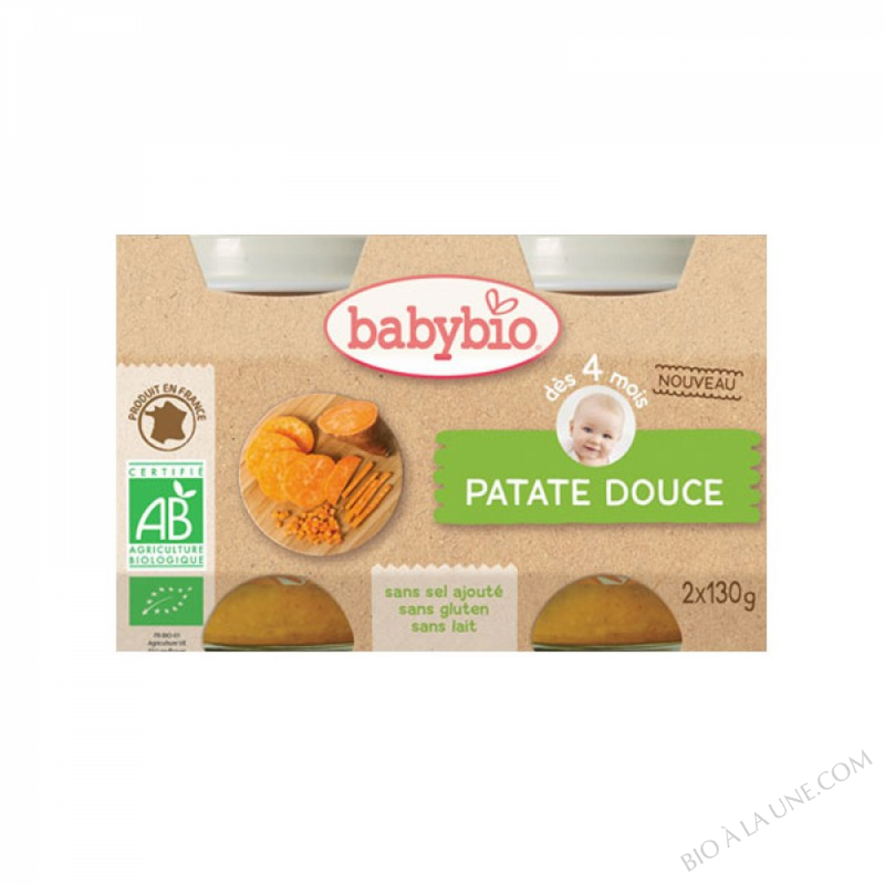 BABYBIO Pot Patate douce