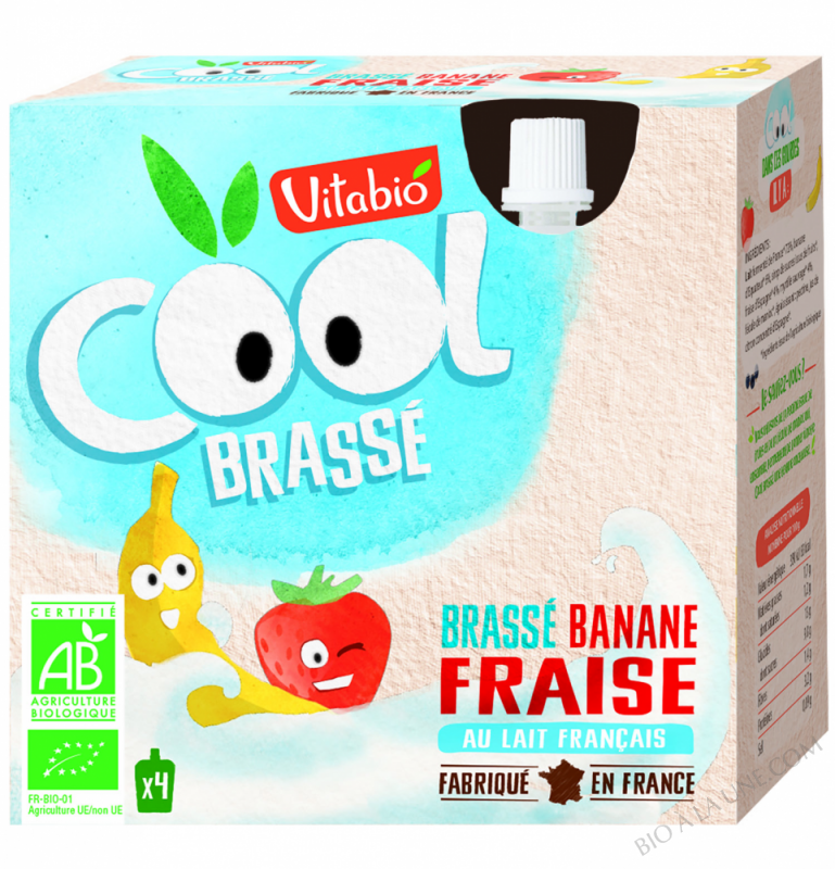 VITABIO Cool Brassé Banane Fraise