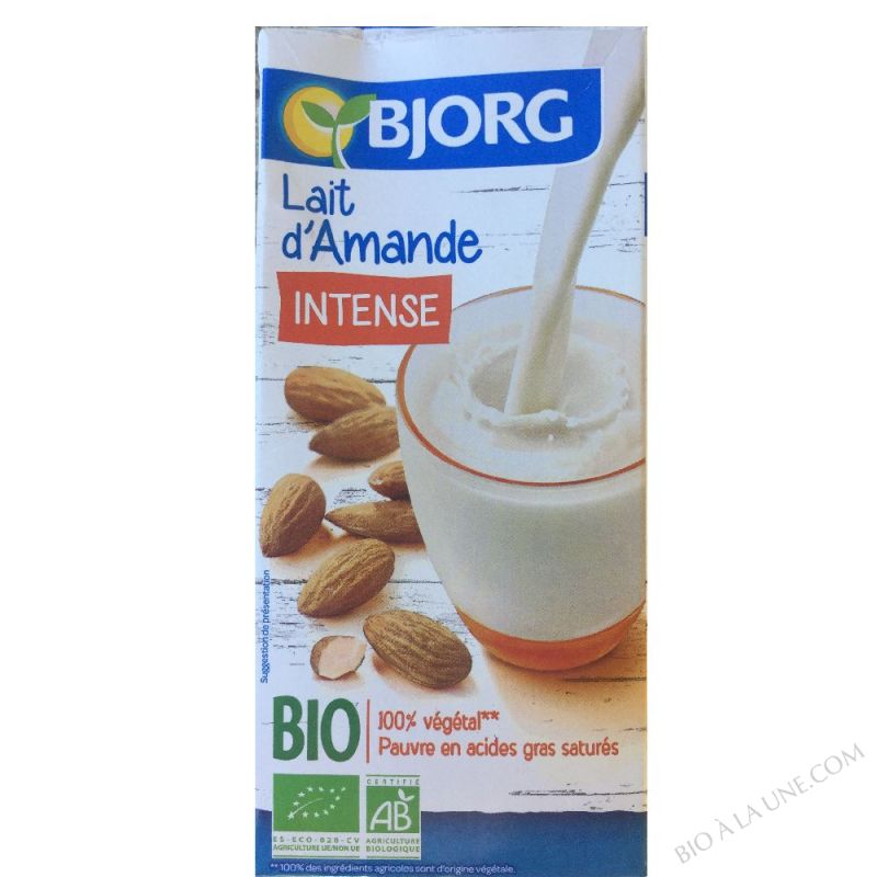 Boisson végétale lait d\'amande intense Bio