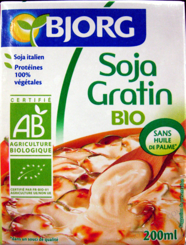 AIDE CULINAIRE SOJA GRATIN 20CL