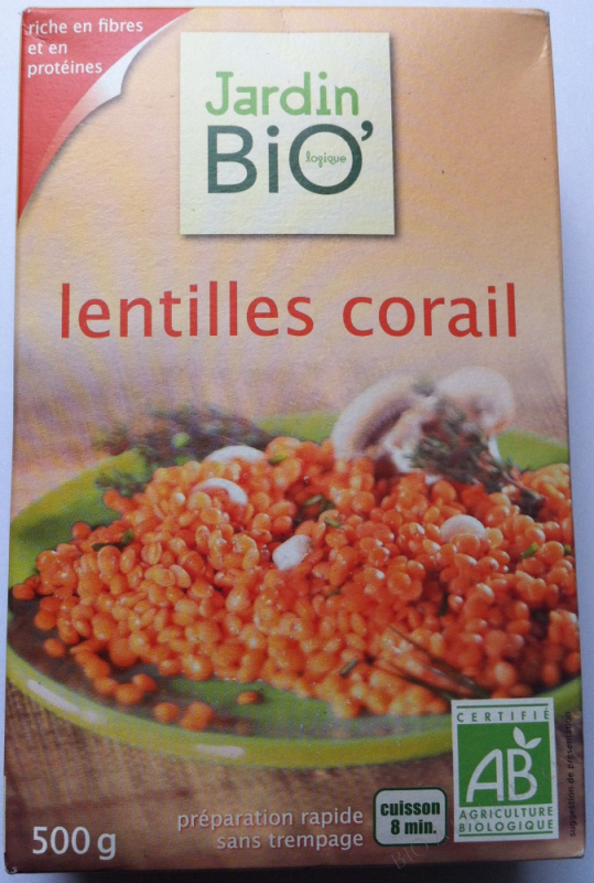 lentilles corail