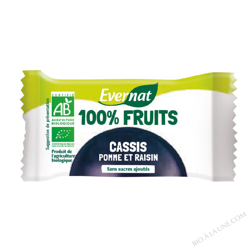 Barre 100% fruits cassis 30g Barre 100% fruits cassis 30g