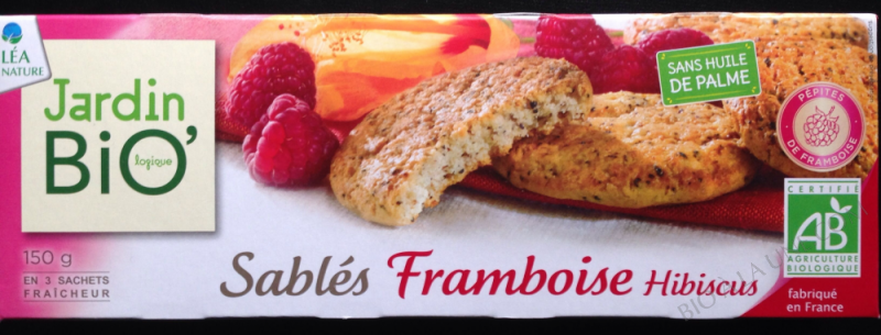 SABLÉS FRAMBOISE HIBISCUS - 150 G