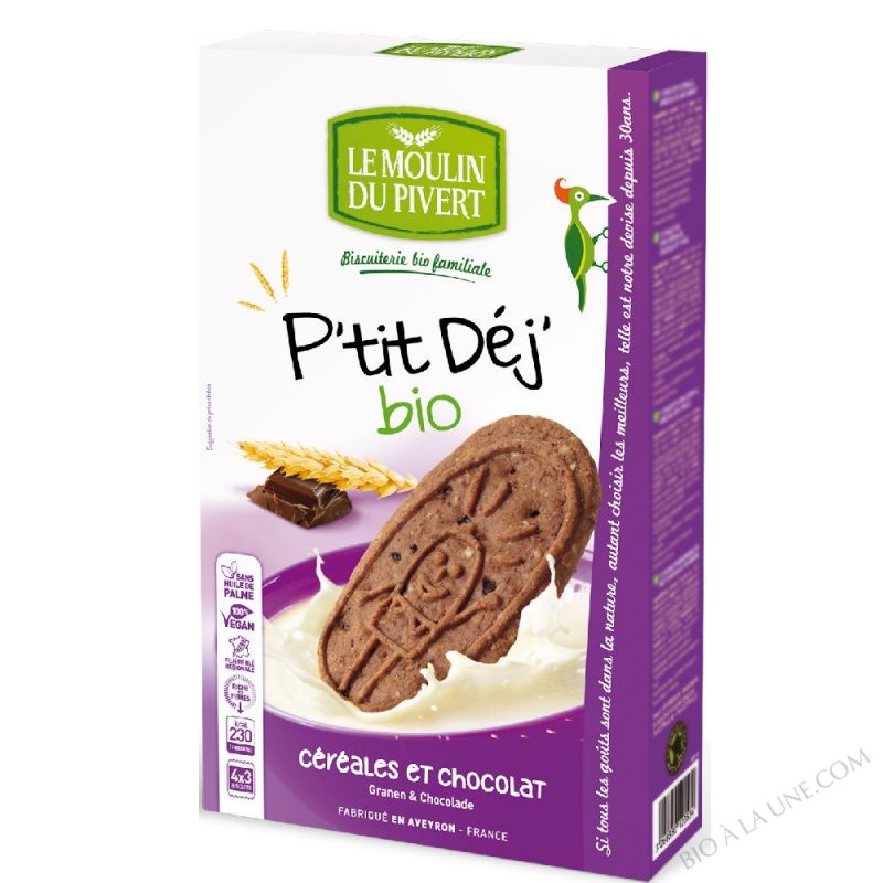 BISCUITS PTIT DEJ CHOCOLAT 190g
