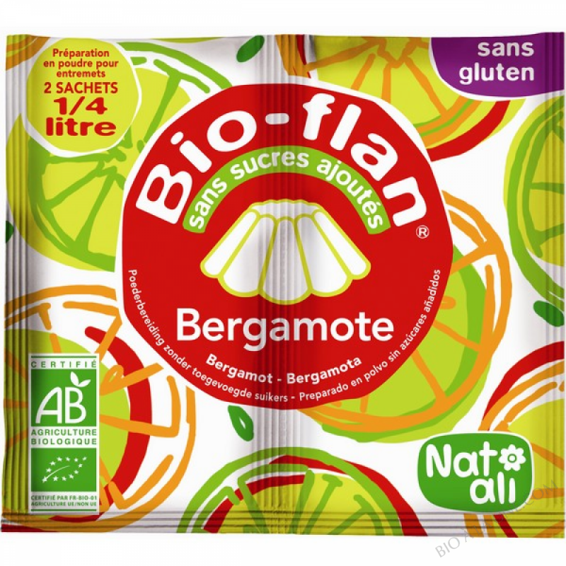 Bioflan Bergamote sans sucre 8g