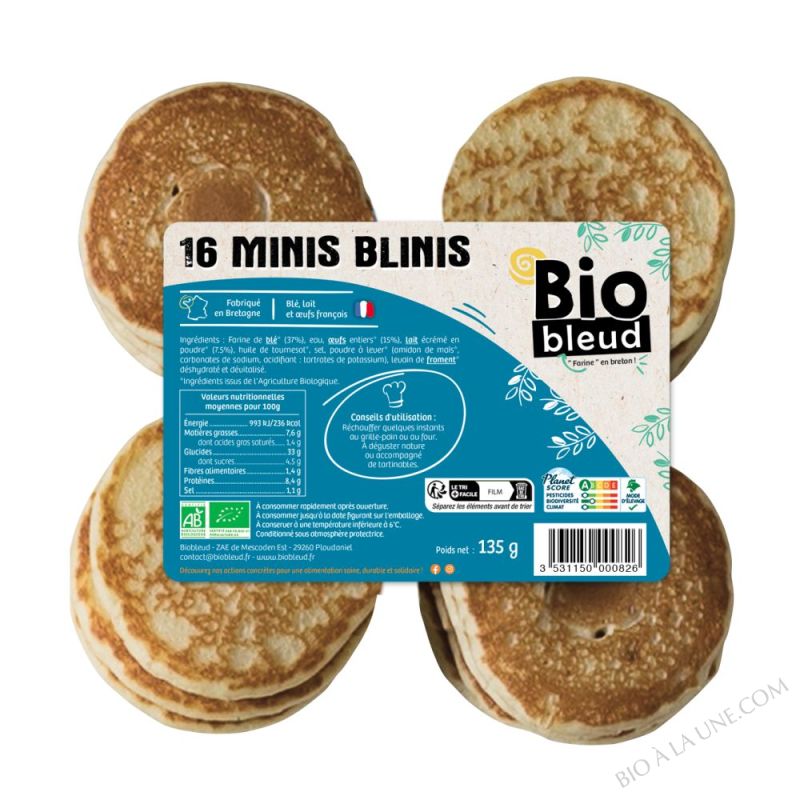 MINI BLINIS X16 135G BIOBLEUD MINI BLINIS X16 135G BIOBLEUD