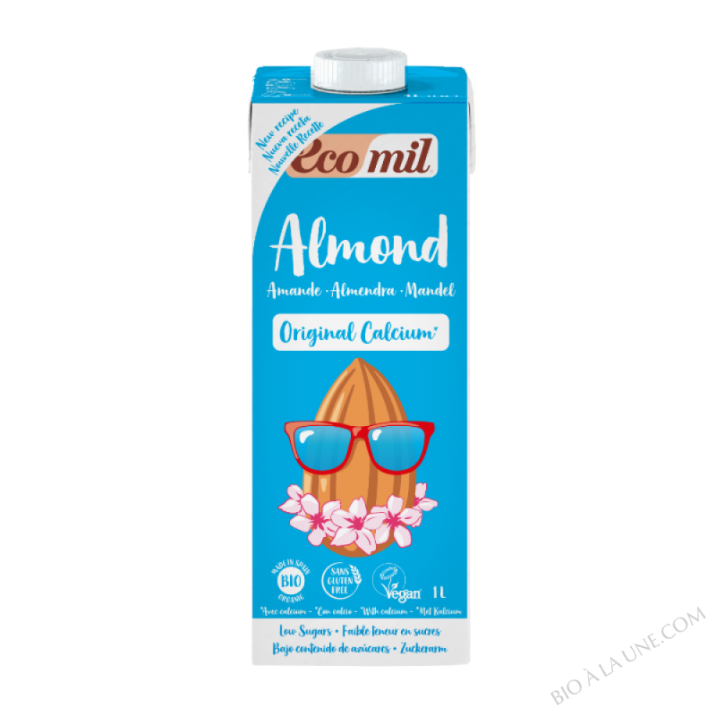 Lait d'amande calcium Original Bio 1L Lait d'amande calcium Original Bio 1L