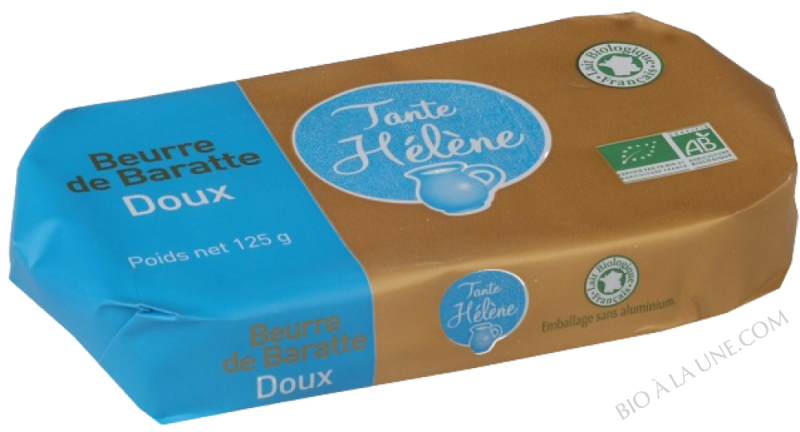 BEURRE BARATTE MOULE DOUX 125G TANTE HELENE BEURRE BARATTE MOULE DOUX 125G TANTE HELENE