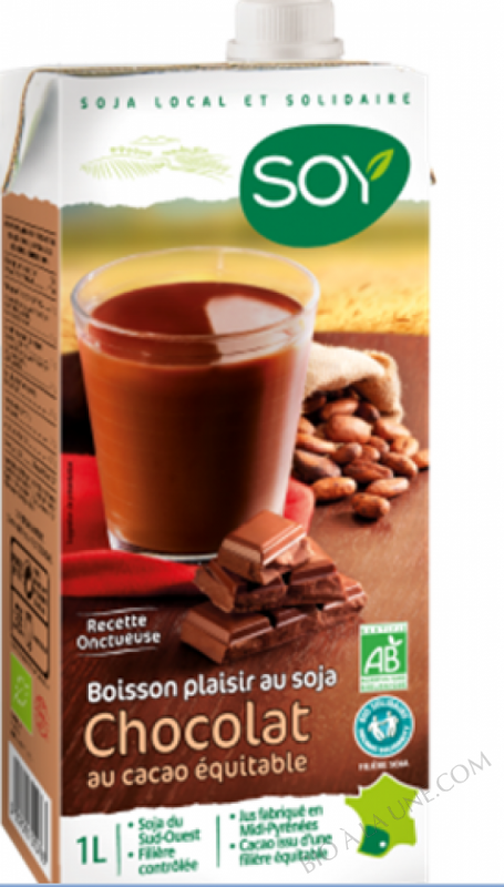BOISSON SOJA CHOCOLAT 1L SOY - 1.058g BOISSON SOJA CHOCOLAT 1L SOY - 1.058g