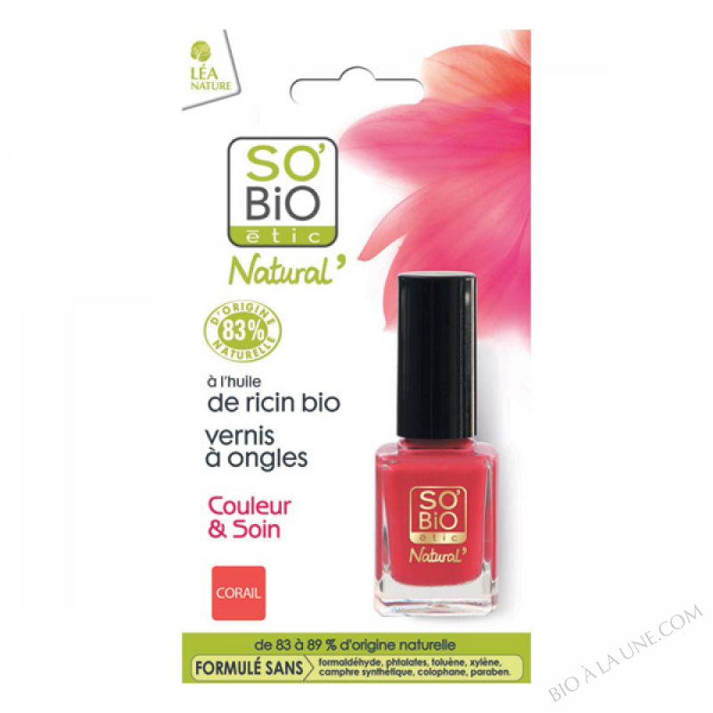 VERNIS À ONGLES, COULEUR ET SOIN - 04 VIBRANT CORAIL